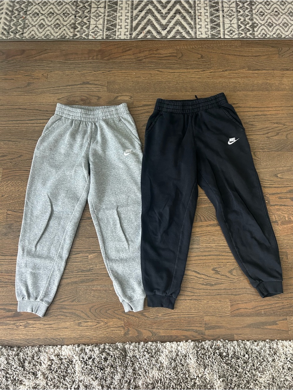 Nike Kids Sweatpants Bundle - Black & Gray Joggers